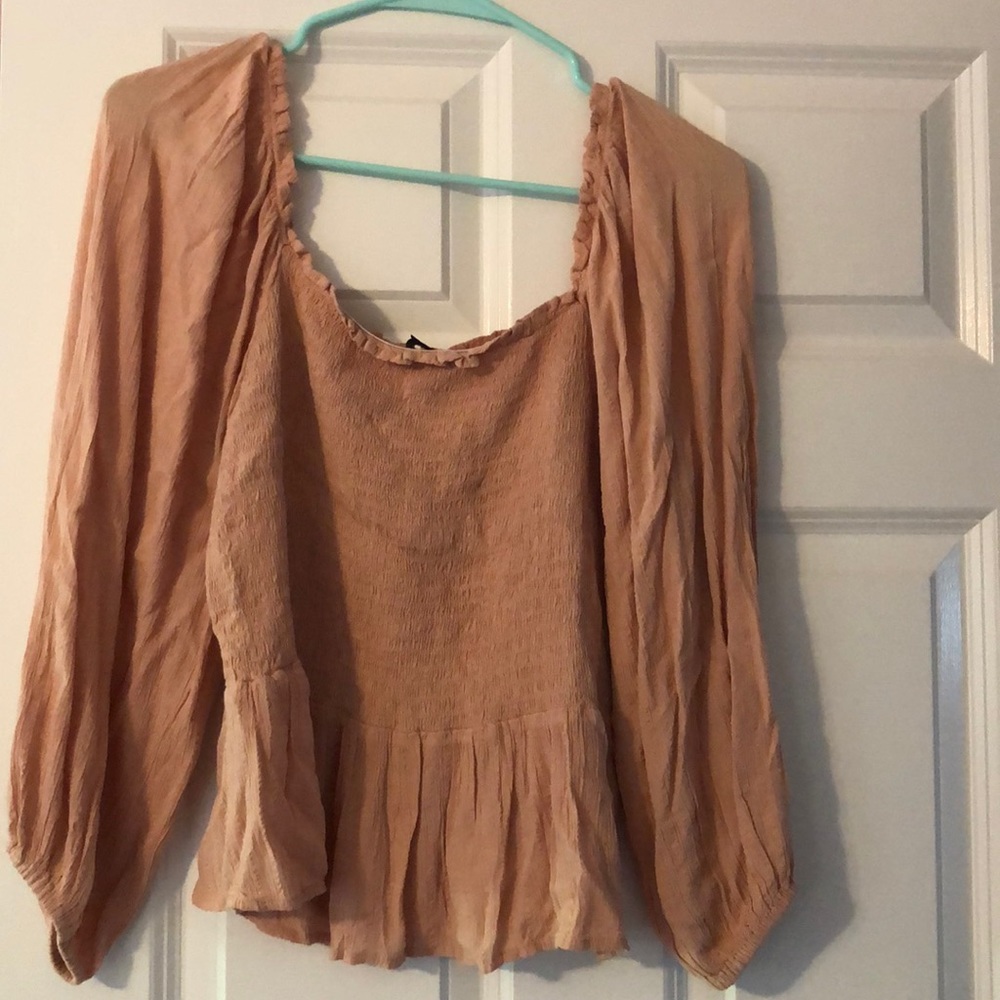 Off the shoulder American eagle top